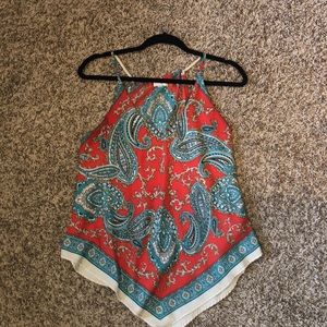 Beautiful Floral Tank Top. Like brand new!!